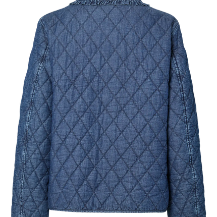 Aura quilt jacket medium blue