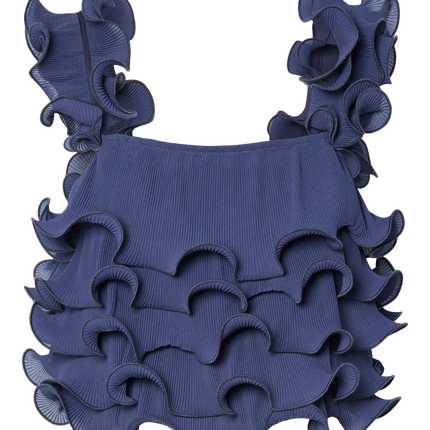 YAS Imani short strap top skipper blue