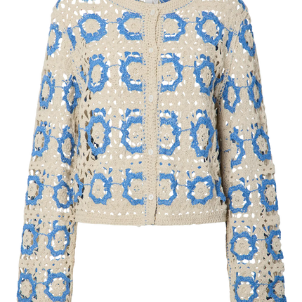 YAS Citova crochet cardigan pristine