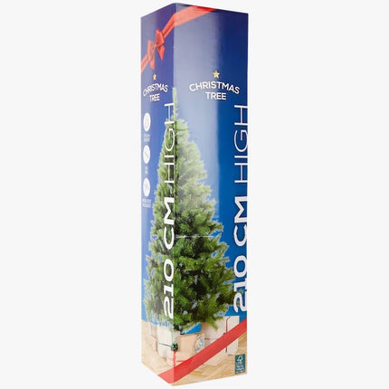 UNICORN Artificial Christmas tree dark green with stand 210 cm high