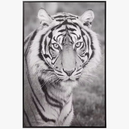 UNICORN Painting Canvas Frame Animal Print Black and White 57.5 x 37.5 cm