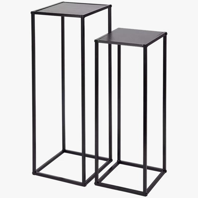 UNICORN Side table high black (l x w x h) 16 x 16 x 27.5 cm