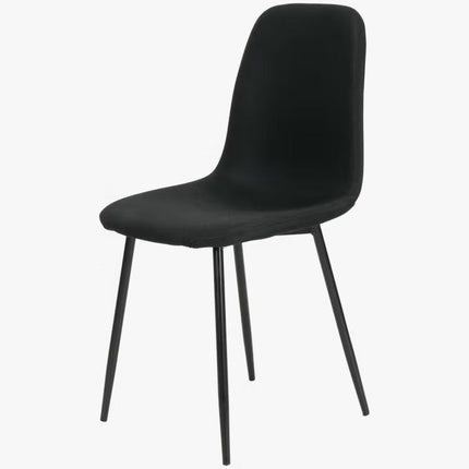 UNICORN Dining room chair side chairs oak with metal legs (l x w x h) 44 x 54 x 87 cm