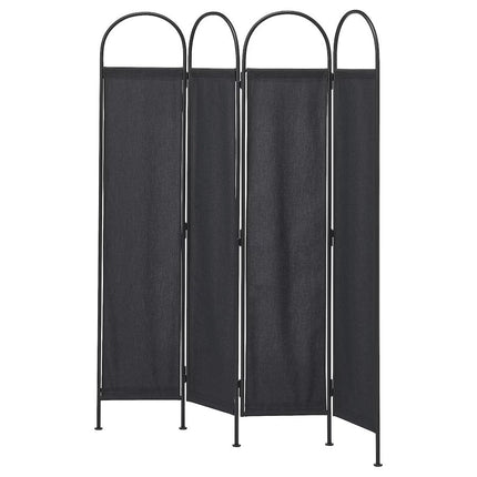 UNICORN Partition wall black 150x175 cm