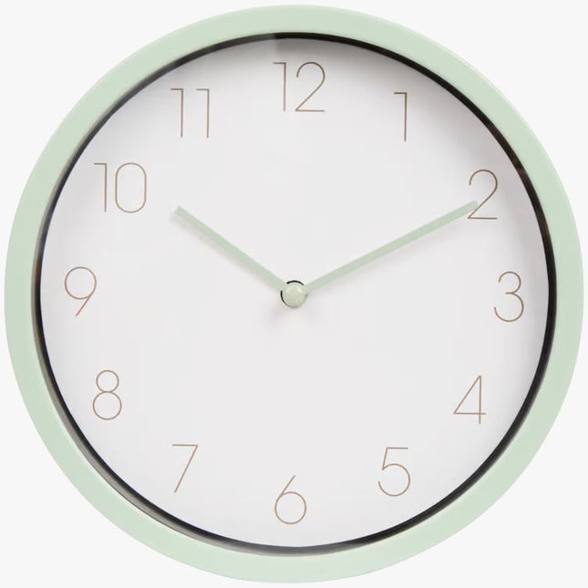 UNICORN Wall clock black mint green beige brown Ø 20 x 4 cm