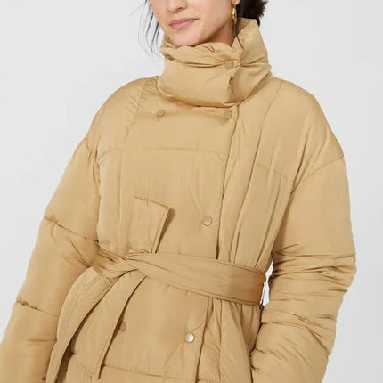 Dames jas beige bruin zwart s m l xl xxl xxxl