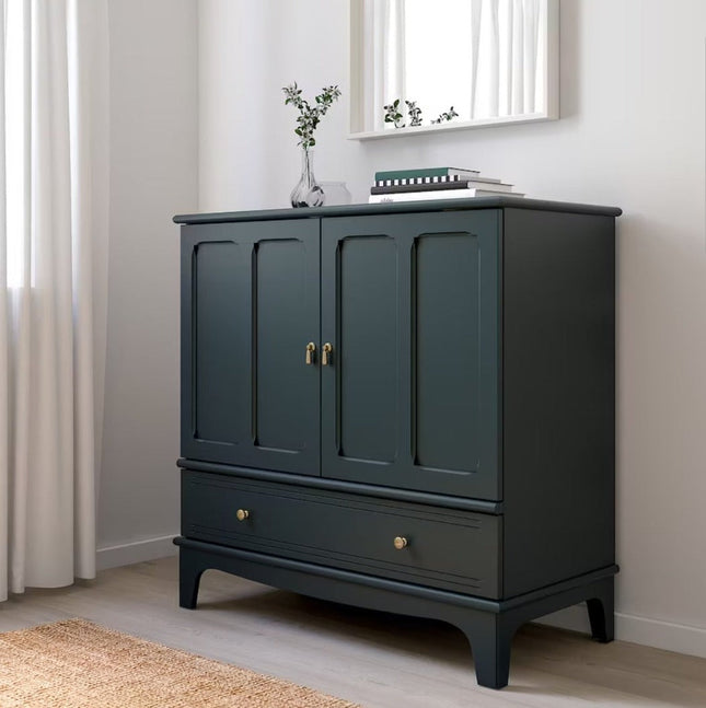 UNICORN Dresser chest of drawers blue-green light beige width 102 cm depth: 50 cm height: 101 cm