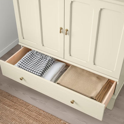 UNICORN Dresser chest of drawers blue-green light beige width 102 cm depth: 50 cm height: 101 cm