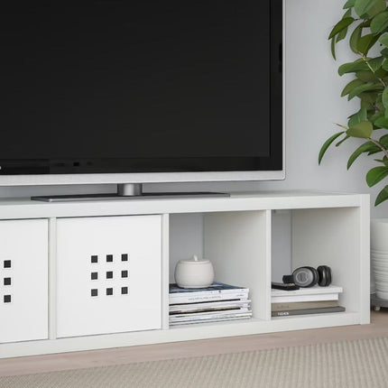 UNICORN TV unit wall unit black-brown white light brown width: 189 cm depth: 39 cm height: 147 cm