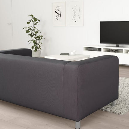 UNICORN Two-seater sofa dark gray beige light blue width 180 cm depth 88 cm height 66 cm