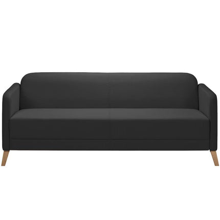 UNICORN Three-seater sofa beige black width 197 cm depth 80 cm height 76 cm