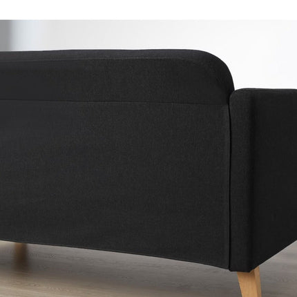 UNICORN Three-seater sofa beige black width 197 cm depth 80 cm height 76 cm