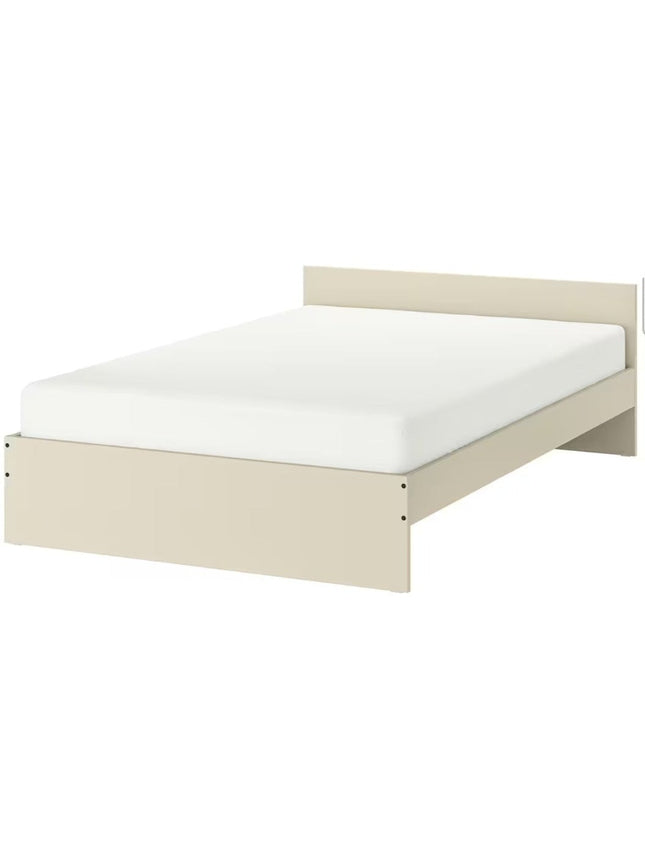 UNICORN Bed frame double bed light beige 140x200cm length 206 cm width 146 cm1 q