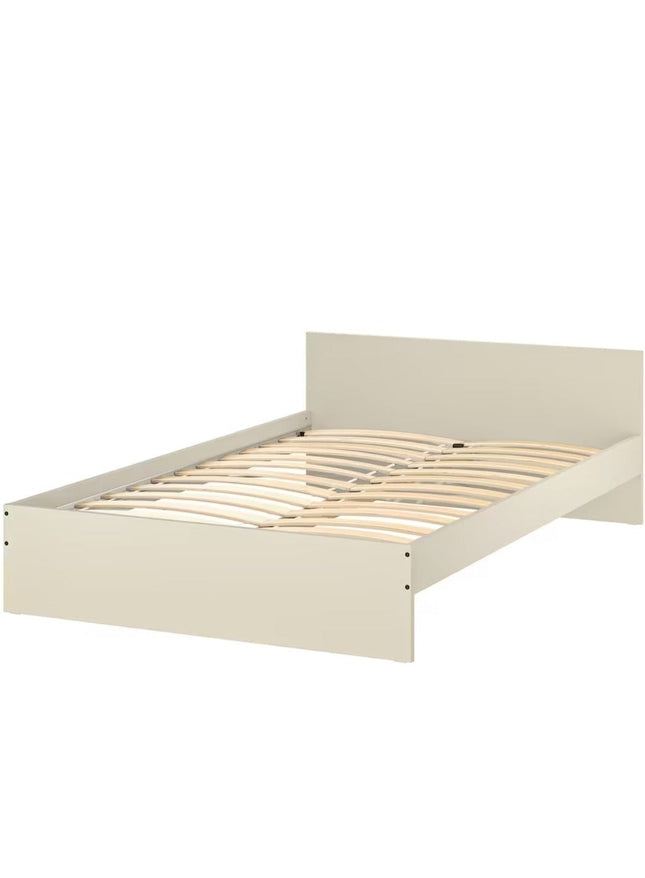 UNICORN Bed frame double bed light beige 140x200cm length 206 cm width 146 cm1 q