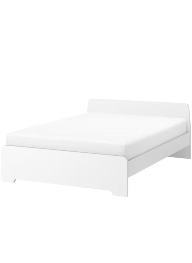 UNICORN Bed frame double bed light beige bed frame 140x200cm length 208 cm width 147 cm
