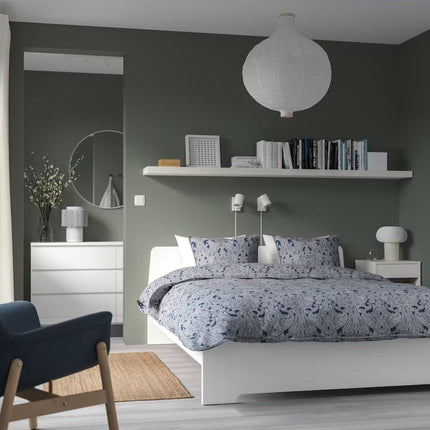UNICORN Bed frame double bed light beige bed frame 140x200cm length 208 cm width 147 cm