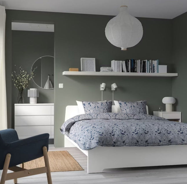 UNICORN Bed frame double bed light beige bed frame 140x200cm length 208 cm width 147 cm
