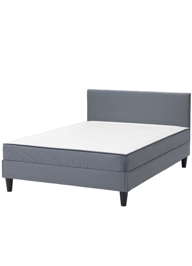 UNICORN Bed frame double bed gray 140x200cm length 204 cm width 140 cm