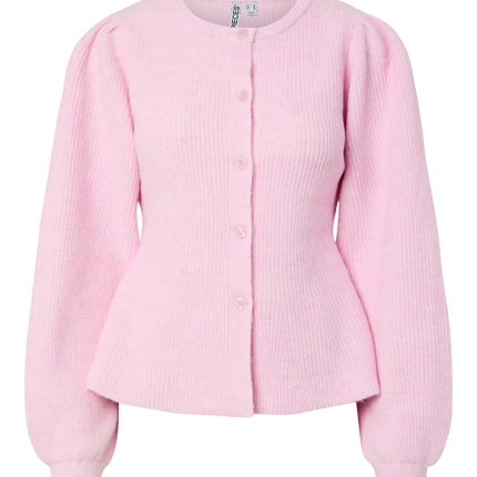 Silly puff cardigan roseate pink