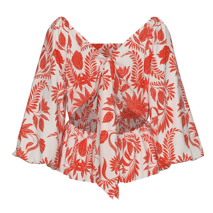 YAS Billie star blouse white new billie