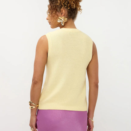 Ydence Knitted top Mona soft yellow