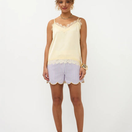 Ydence Top Callie soft yellow