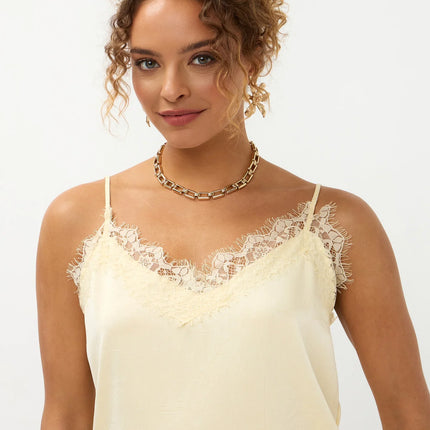 Ydence Top Callie soft yellow