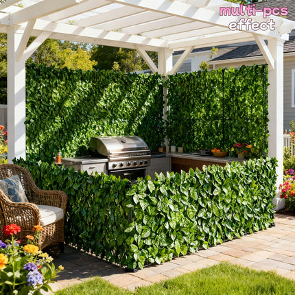 UNICORN 4 Artificial Vine Outdoor Privacy Screen Panels Length 51.5cm X 206cm