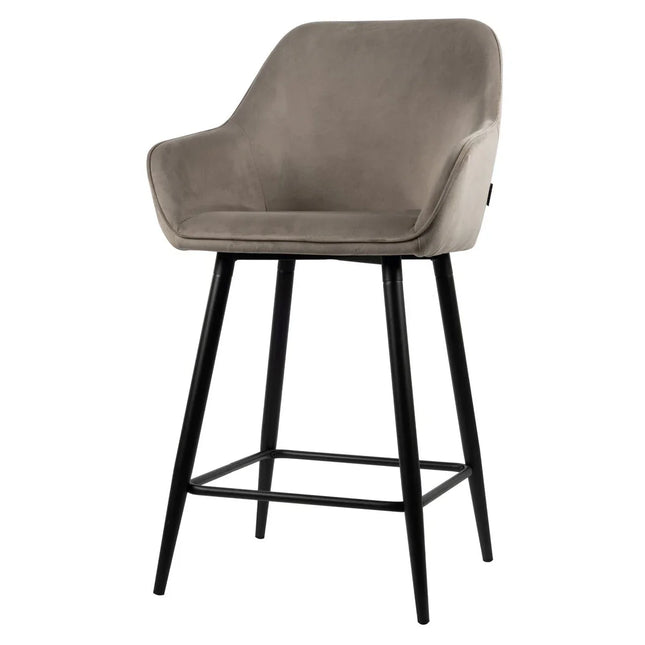 UNICORN Bar stool beige velvet