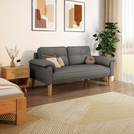 UNICORN Couch with Armrest And Side Pocket144 X 77 X 77 Cm Dark Grey/Light Grey