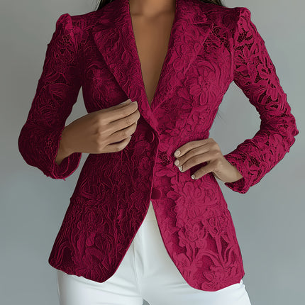 UNICORN Elegant Semi-Sheer Spring And Summer Blazer with Lining for Women s m l xl xxl