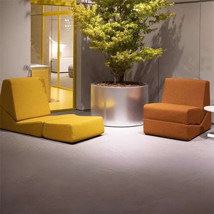 UNICORN Combinable Sofas, Foldable Sofas White Yellow Red 96-65 cm