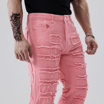 UNICORN Men'S Stylish Patchwork Casual Jeans s m l xl xxl