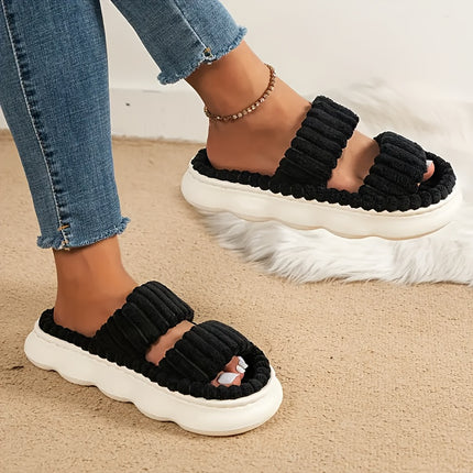 UNICORN Women's Indoor Comfortable Non-Slip Thick-Soled Two-Strap 37 39 41 42 44