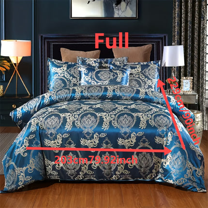 UNICORN Luxury European Jacquard Satin High-Quality Duvet Cover Three-Piece Set
