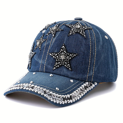 UNICORN Unisex Rhinestone Cowboy Baseball Cap