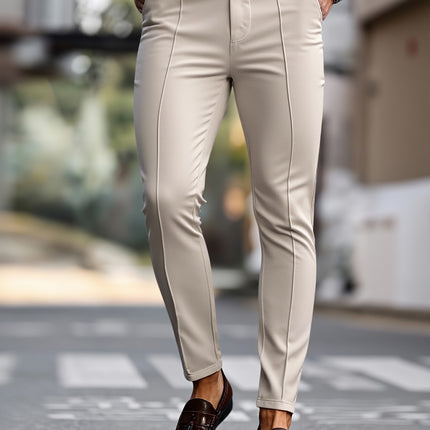 UNICORN Casual Versatile Pants Stretch Comfort Light Business Tapered Leg s m l xl xxl