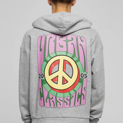UNICORN Big peace hoody Hoodie grey XS S M L XL XXL