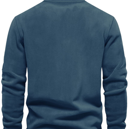 UNICORN Men's Sweatshirt with Stand-Up Collar, Half-Zip, Long Sleeves s m l xl xxl