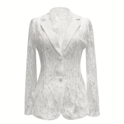 UNICORN Elegant Semi-Sheer Spring And Summer Blazer with Lining for Women s m l xl xxl