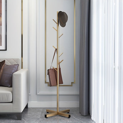 UNICORN Freestanding Metal Coat Rack golden/black/white
