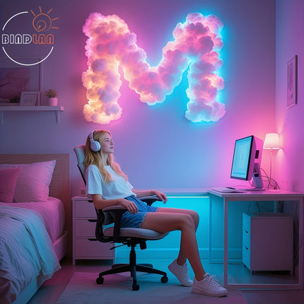 UNICORN BINDLAN 199.97cm LED 3D Cloud Light USB Powered Smart Light