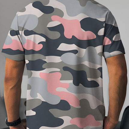 UNICORN Short-Sleeved Polo Shirt Fashion Golf Shirt Pink Gray Camouflage s m l xl xxl xxxl