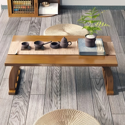 UNICORN Arch-Leg Foldable Solid Wood Tatami Low Table