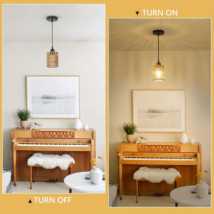 UNICORN Braided paper rope chandelier kitchen island lamp