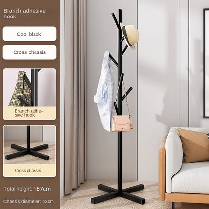 UNICORN Freestanding Metal Coat Rack golden/black/white