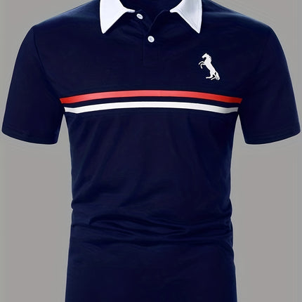 UNICORN Men's Fashion Casual Short Sleeve Printed Shirt