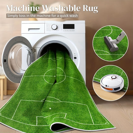UNICORN Velvet Carpet Design Washable Vivid Line Embroidered Non-Slip Carpet