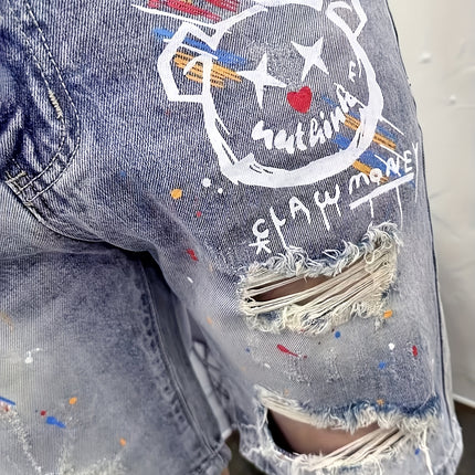 UNICORN Denim Shorts Summer Casual Outing Denim Mid-Pants s m l xl xxl