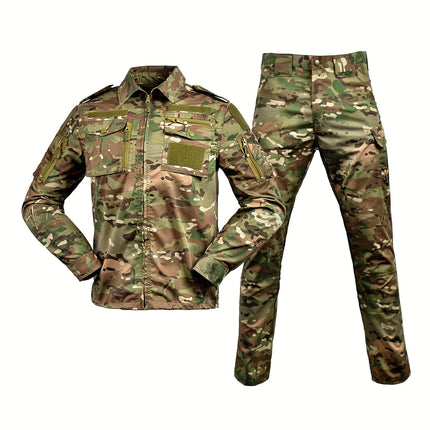 UNICORN Long-sleeve Camouflage Training Suit, Outdoor Tactical Jumpsuit xs s m l xl xxl